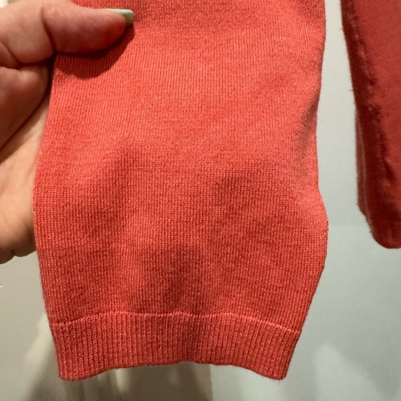 Chico’s Soft Orange Turtleneck Sweater Size 1 (M) - Picture 4 of 13